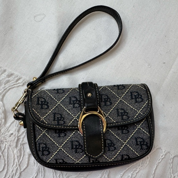 Dooney & Bourke Denim Wristlet - Picture 1 of 16